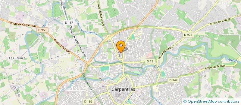 localisation de l'entreprise LOCI HISTORIA  CARPENTRAS