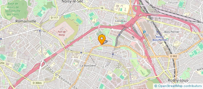 localisation de l'entreprise LOCICI à NOISY-LE-SEC