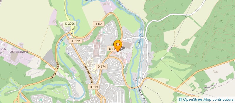 localisation de l'entreprise LOCIENAS à CHAUMONT
