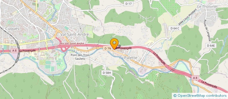 localisation de l'entreprise LOCILEC  LE THOLONET