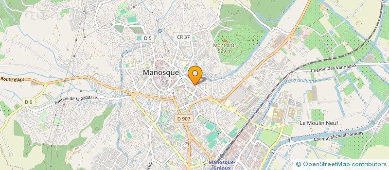 localisation de l'entreprise LOCIMMO à MANOSQUE