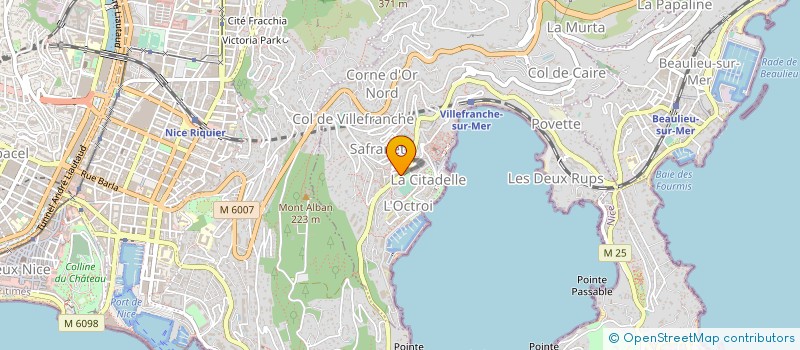 localisation de l'entreprise LOCIMMOJURIS à VILLEFRANCHE-SUR-MER