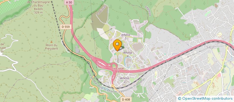 localisation de l'entreprise LOCINVEST  LA CIOTAT