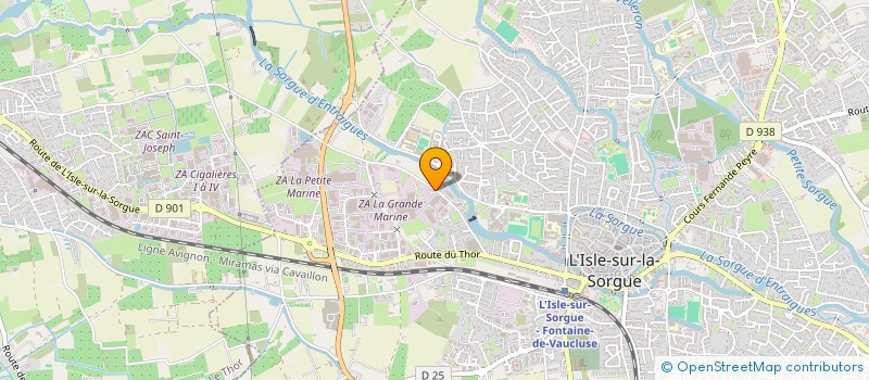 localisation de l'entreprise LOCINVEST  L'ISLE-SUR-LA-SORGUE