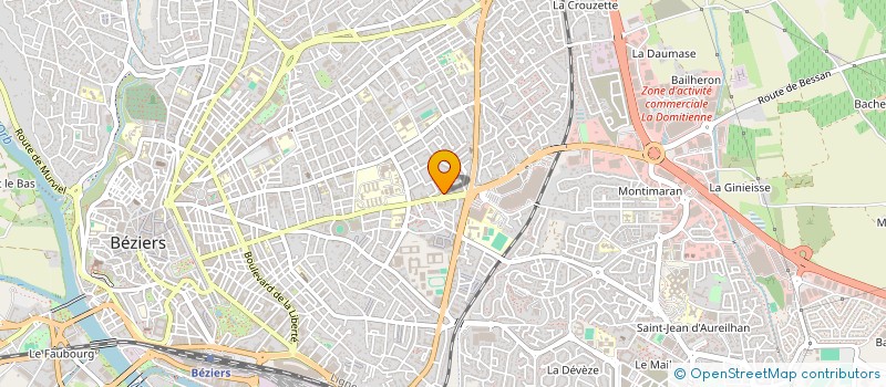 localisation de l'entreprise LOCJURIS  BEZIERS