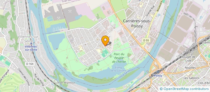 localisation de l'entreprise LOCK AGENCY  CARRIERES-SOUS-POISSY