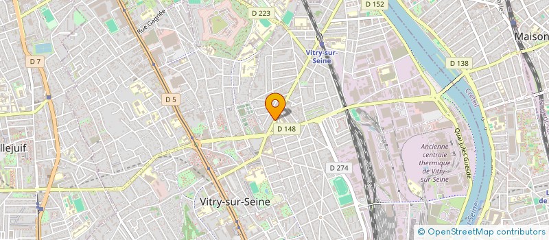 localisation de l'entreprise LOCK-PVC  VITRY-SUR-SEINE