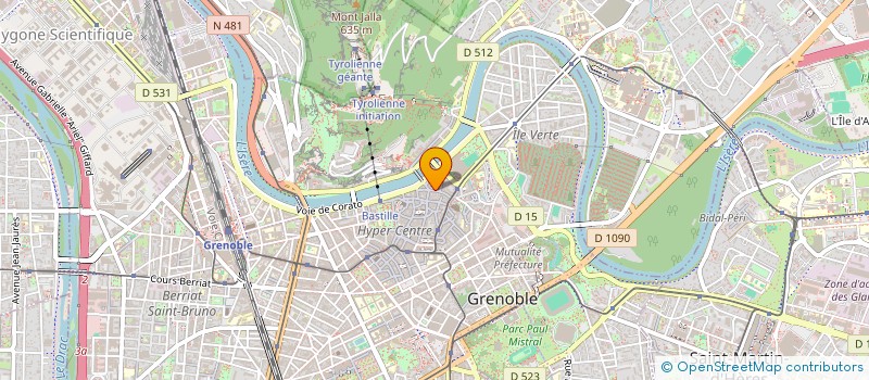 localisation de l'entreprise LOCK STORY  GRENOBLE