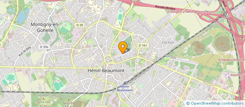 localisation de l'entreprise LOCK-WAY BAT  HENIN-BEAUMONT