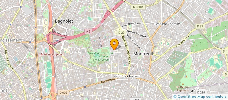 localisation de l'entreprise LOCKDOWN FILMS à MONTREUIL