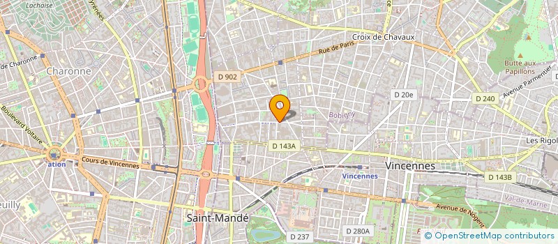 localisation de l'entreprise LOCKROY à MONTREUIL
