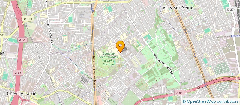 localisation de l'entreprise LOCKS KAREBBEAN COLIBRY à VITRY-SUR-SEINE