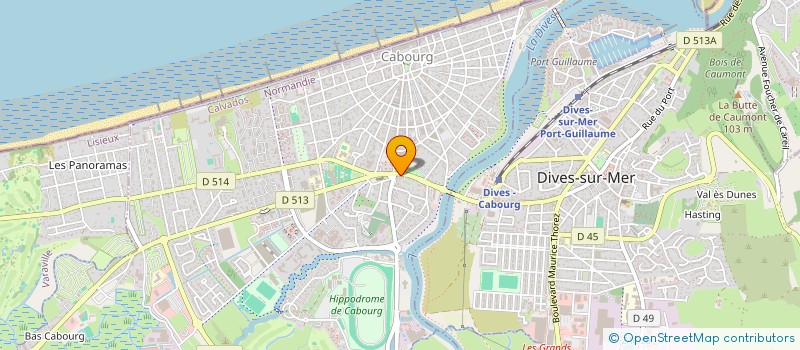 localisation de l'entreprise LOCKY BOX  CABOURG