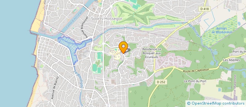 localisation de l'entreprise LOCLARISE à CAPBRETON
