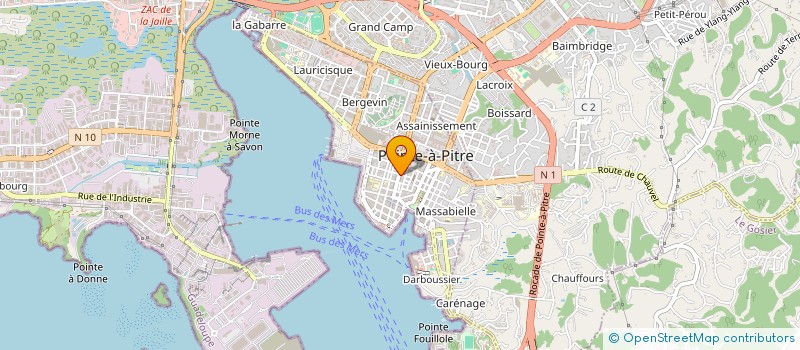 localisation de l'entreprise LOCLOC LOW COST FWI à POINTE A PITRE