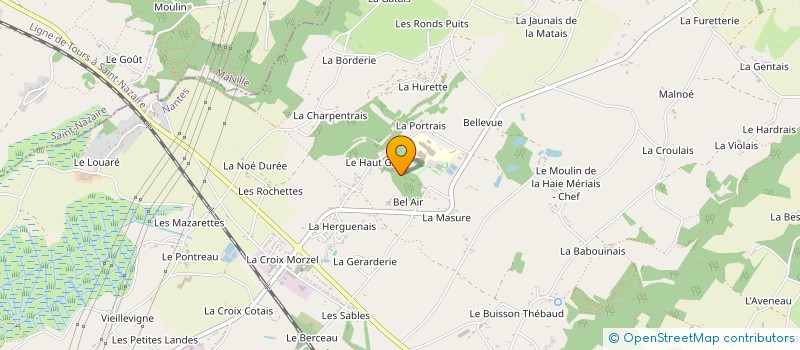 localisation de l'entreprise LOCMA T.P.  CORDEMAIS
