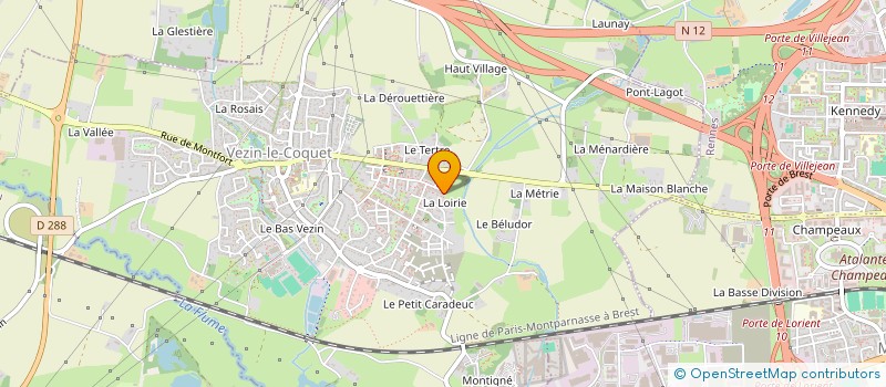 localisation de l'entreprise LOCMALO  VEZIN-LE-COQUET