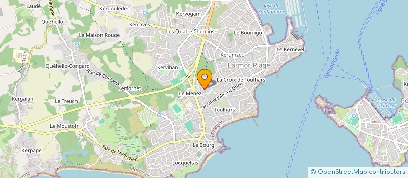 localisation de l'entreprise LOCMARIA  LARMOR-PLAGE