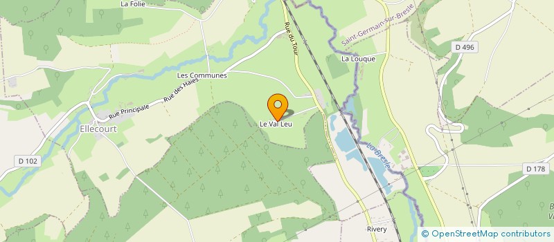 localisation de l'entreprise LOCMAT TP  ELLECOURT