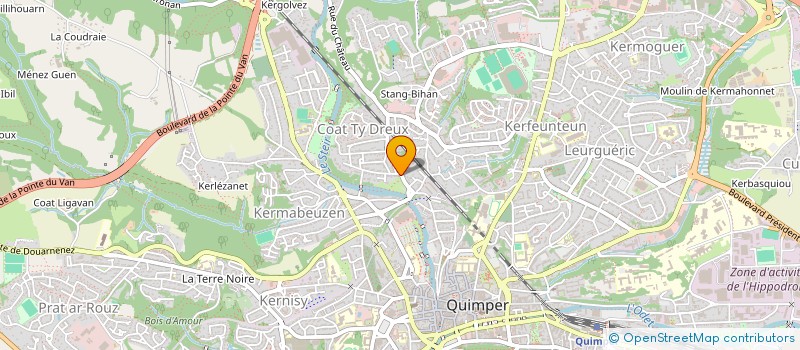 localisation de l'entreprise LOCMAZE 93 à QUIMPER