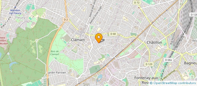 localisation de l'entreprise LOCMEGOOD à CLAMART