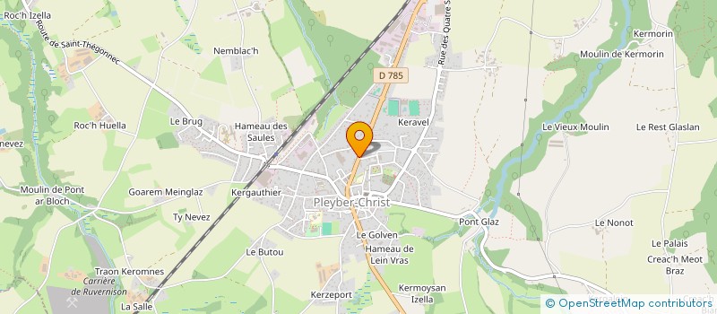 localisation de l'entreprise LOCMENVEN  GUICLAN