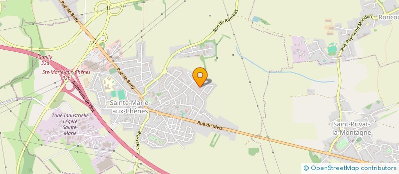 localisation de l'entreprise LOCMEUBLE RYBICKI  SAINTE-MARIE-AUX-CHENES