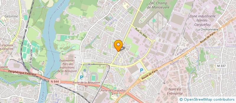 localisation de l'entreprise LOCMIDOU  NANTES