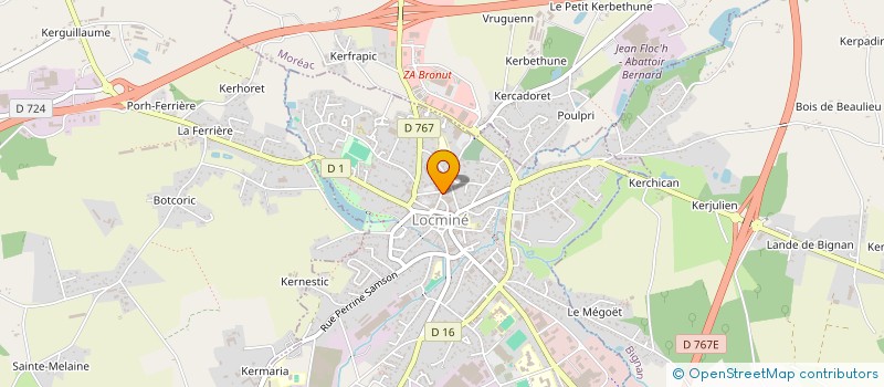 localisation de l'entreprise LOCMINE INSERTION à LOCMINE