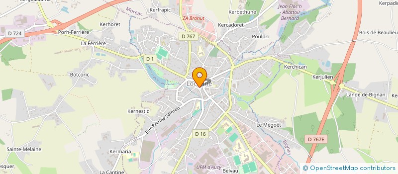 localisation de l'entreprise LOCMINE OPTIQUE à LOCMINE