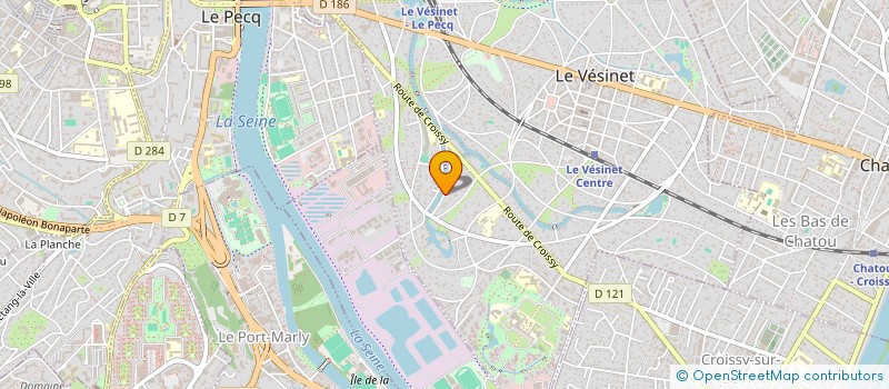 localisation de l'entreprise LOCMORAZ  LE VESINET