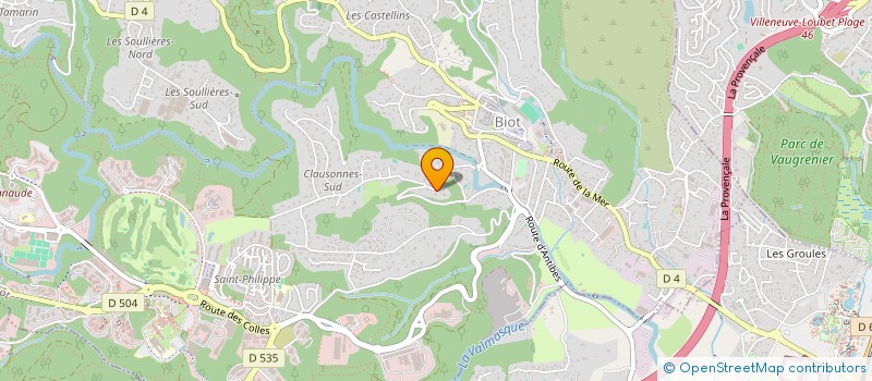 localisation de l'entreprise LOCO  BIOT