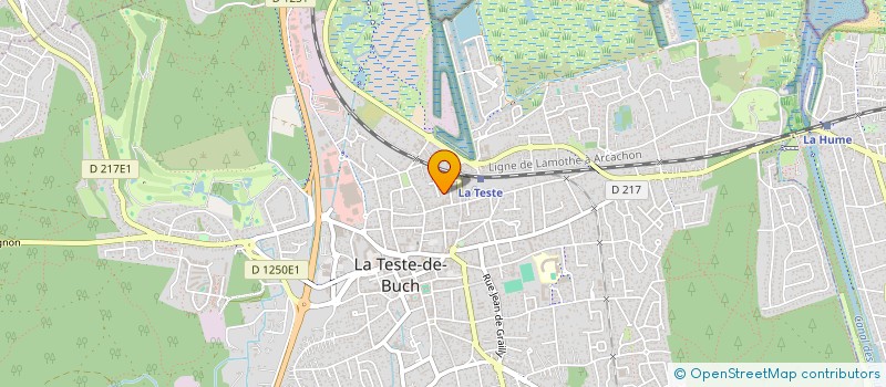 localisation de l'entreprise LOCO-EXPRESS à LA TESTE-DE-BUCH