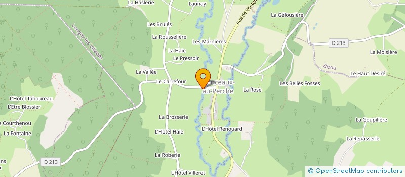 localisation de l'entreprise LOCOCELEST à LONGNY LES VILLAGES