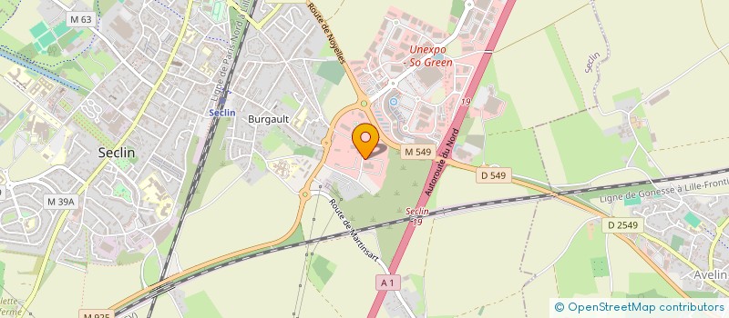 localisation de l'entreprise LOCODI  SECLIN
