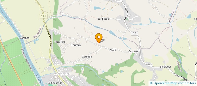 localisation de l'entreprise LOCOJUMO INVEST  CORBARIEU