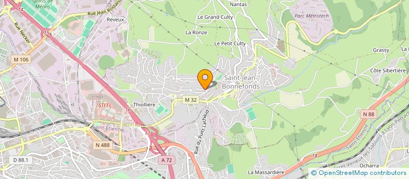 localisation de l'entreprise LOCOLOC  SAINT-JEAN-BONNEFONDS