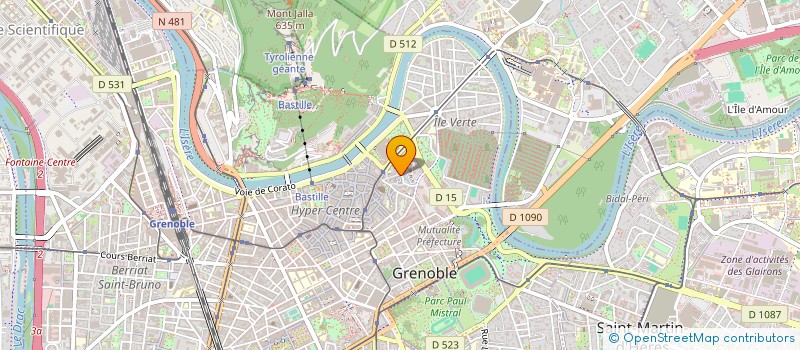 localisation de l'entreprise LOCOMOTIVE à GRENOBLE