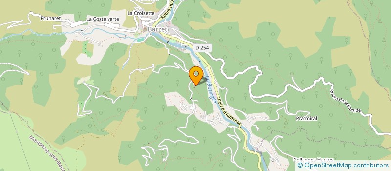 localisation de l'entreprise LOCOPREV  BURZET