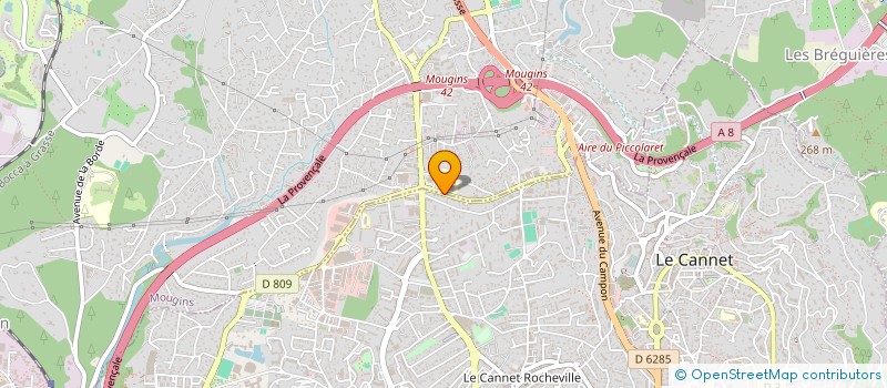 localisation de l'entreprise LOCOPRO à LE CANNET