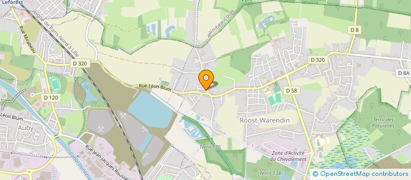 localisation de l'entreprise LOCORO  ROOST-WARENDIN