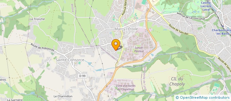 localisation de l'entreprise LOCOSO  MARCY-L'ETOILE