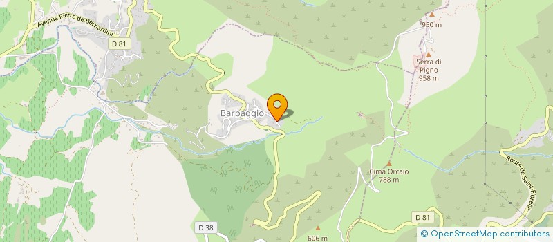 localisation de l'entreprise LOCOSTE à BARBAGGIO