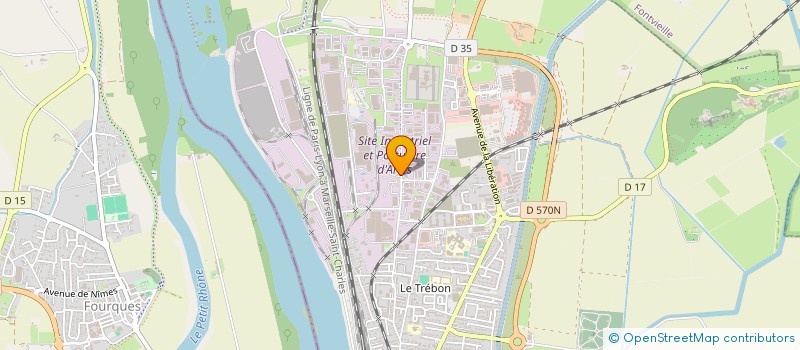 localisation de l'entreprise LOCOTRACT à ARLES