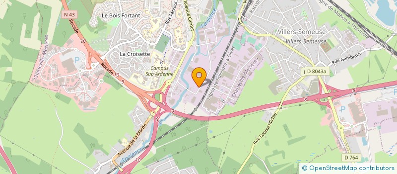 localisation de l'entreprise LOCOUT à CHARLEVILLE-MEZIERES