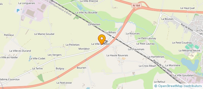 localisation de l'entreprise LOCOZOO  MONTAUBAN-DE-BRETAGNE