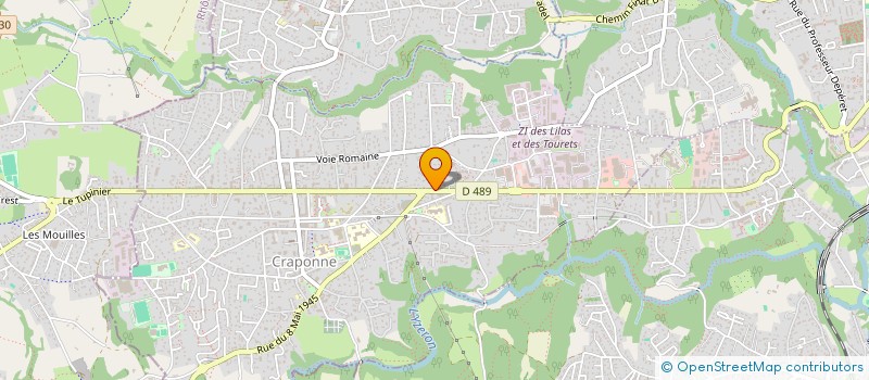 localisation de l'entreprise LOCPARK DU 11.11  CRAPONNE