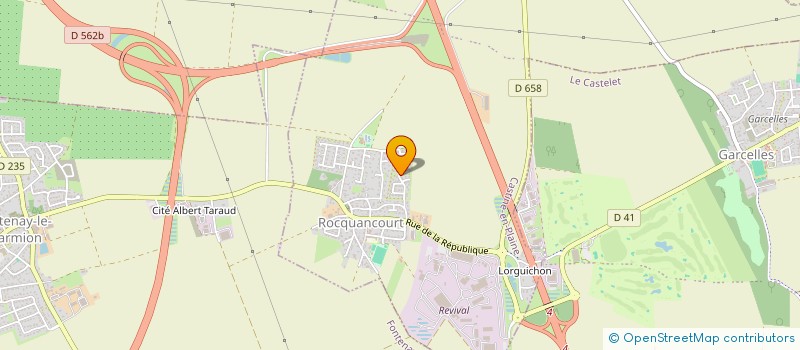 localisation de l'entreprise LOCQ  SOLIERS