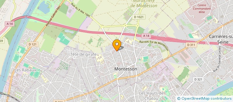 localisation de l'entreprise LOCQUE MARBRERIE à MONTESSON