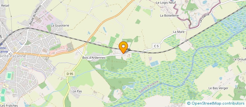 localisation de l'entreprise LOCQUEJM  SAINTE-PAZANNE